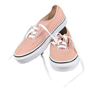 Vans Authentic Rose Smoke Canvas Sneakers Women's Size‎ 6 US Youth 4.5 Lace Up